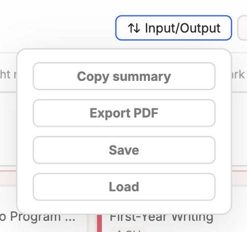 Save, export, and AI-ready summary